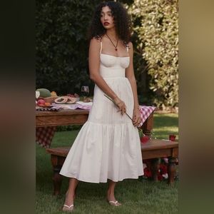 White Broderie Anglaise 'Elia' House of CB- large (plus cup!)